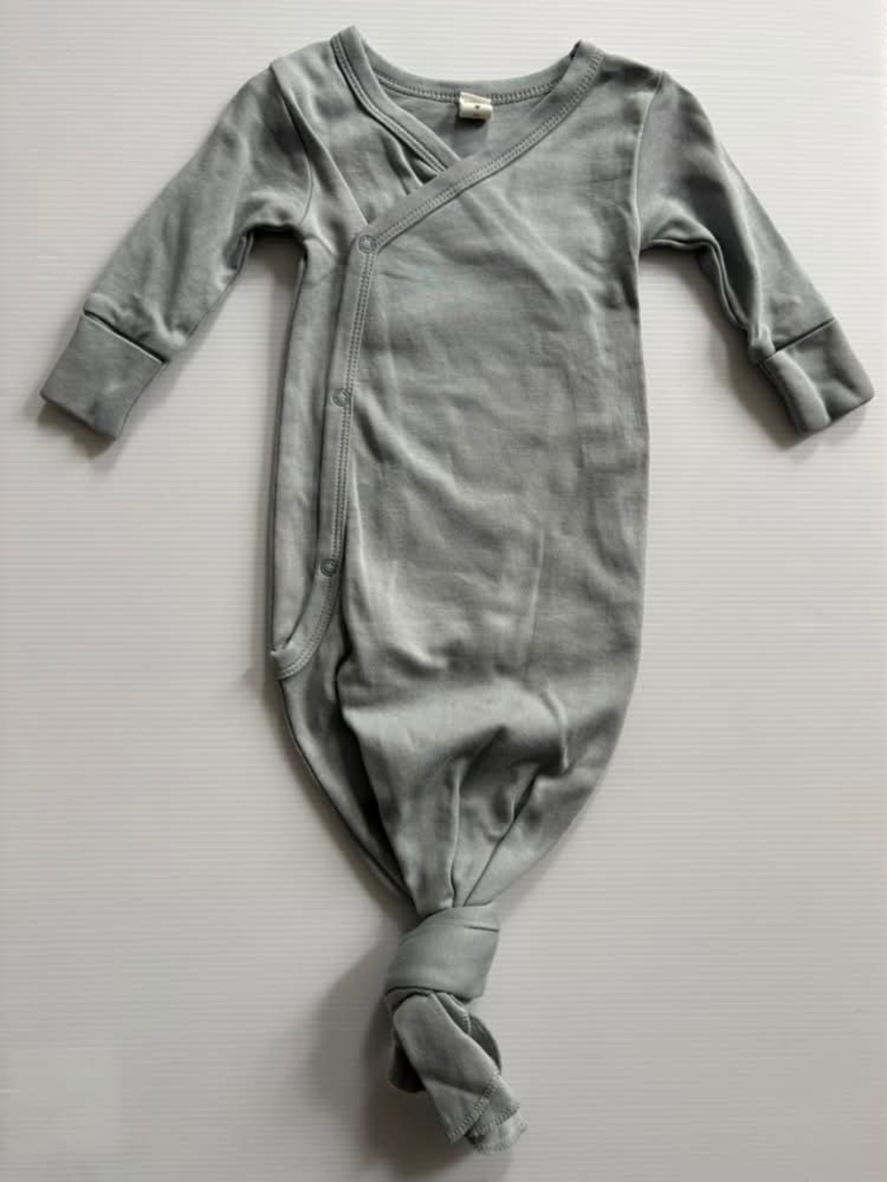 Colored Organics Kimono Knotted Gown | size newborn